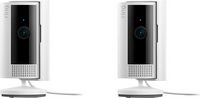 Ring - 2-Pack Indoor Plug-In 1080p Security Camera (2nd-Generation) with Privacy Cover - White - Large Front