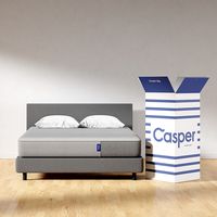 Casper - Mattress, Twin - Light Grey - Large Front