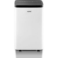 Aeric - 700 Sq. Ft Portable Air Conditioner with 10,000 BTU Heater - White - Large Front