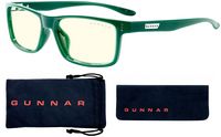 GUNNAR - Vertex  Computer Glasses with Blue Light Reduction , Clear Lenses - Moss - Large Front