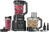 Ninja - Detect Kitchen System Power Blender + Food Processor Pro with 24-oz. To-Go Cup and BlendS... - Large Front