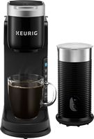 Keurig - K-Café Barista Bar Single Serve Coffee Maker and Frother - Black - Large Front