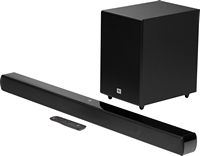 JBL - Cinema SB170 2.1 Channel Soundbar with Wireless Subwoofer - Black - Large Front