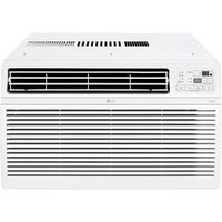 LG - 550 Sq. Ft. 12,000 BTU Smart Window Air Conditioner - White - Large Front