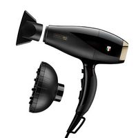 Conair - InfinitiPRO Italian Performance ArteBella Ionic Hair Dryer - Black - Large Front