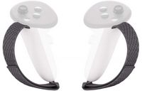 Meta Quest Active Straps — Works with Meta Quest 3/3S — Works with Touch Plus Controllers - Gray - Large Front