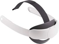 Meta Quest Elite Strap — Works with Meta Quest 3/3S — Premium Comfort and Weight Distribution - Gray - Large Front