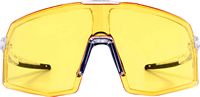Kreedom - Phoenix Shield Gaming Glasses with Microfiber Case - Gloss Crystal & Matte Dark Grey - Large Front