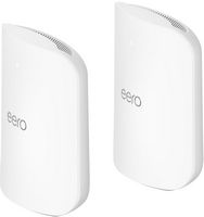 eero - Max 7 BE20800 Tri-Band Mesh Wi-Fi 7 System (2-pack) - White - Large Front