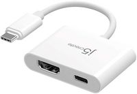 j5create - USB-C to 4K HDMI Adapter - White - Large Front