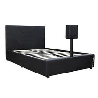 X Rocker - Oracle Full Gaming Bed with TV Mount - Black - Large Front