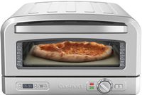 Cuisinart - Indoor Pizza Oven - Silver - Large Front