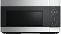 Fisher & Paykel - 1.8 Cu. Ft. Over-the-Range Microwave - Black/brushed stainless steel - Large Front