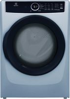 Electrolux - 8.0 Cu. Ft. Electric Dryer with Steam and Instant Refresh - Glacier Blue - Large Front