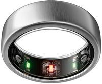 Oura Ring Gen3 - Horizon - Size Before You Buy - Size 12 - Brushed Titanium - Large Front