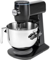 GE Profile - 7 Quart Bowl- Smart Stand Mixer with Auto Sense - Carbon Black - Large Front