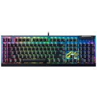 Razer - BlackWidow V4 X - Full Size Wired Mechanical Yellow Switch Gaming Keyboard with Chroma RG... - Large Front