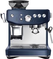 Breville - the Barista Express Impress Espresso Machine - Damson Blue - Large Front