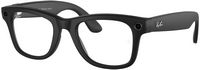 Ray-Ban Meta - Wayfarer Smart Glasses with Meta Ai, Audio, Photo, Video Compatibility - Clear to ... - Large Front
