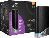 ARRIS - Surfboard Wi-Fi 7 Router with DOCSIS 3.1 Cable Modem - Black - Large Front