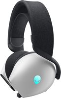 Alienware - Dual Mode Wireless Gaming Headset - AW720H - Lunar Light - Large Front