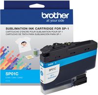 Brother - SP01CS Standard Capacity Ink Cartridge - Cyan - Large Front