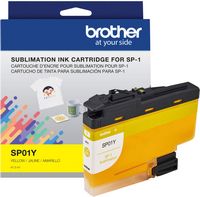 Brother - SP01YS Standard Capacity Ink Cartridge - Yellow - Large Front