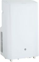 GE - 300 Sq. Ft. 7,500 BTU Smart Portable Air Conditioner - White - Large Front