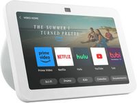 Amazon - Echo Show 8 (3rd Generation) 8-inch Smart Display with Alexa - Glacier White - Large Front