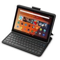 Amazon - Keyboard Case for Fire HD 10 (2023 Release) - Black - Large Front