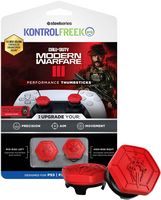 KontrolFreek - Call of Duty Modern Warfare III Performance Thumbsticks PS5 and PS4 - Red - Large Front