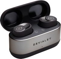 Devialet - Gemini II Wireless Earbuds - Matte Black - Large Front