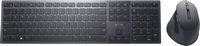 Dell - Premier Collaboration KM900 Full-size Wireless Scissor Keyboard and Mouse Bundle - Graphite - Large Front