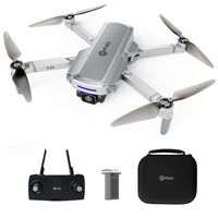 Contixo - F28 GPS Drone with Remote Controller - Silver - Large Front