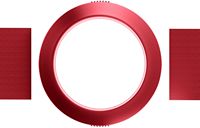 Woojer - Ring & Belt Style-Set for Strap 3 - Crimson Red - Large Front