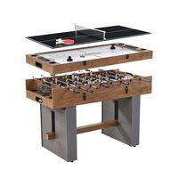 Barrington - Urban Collection 54” 3-in-1 Combination Game Table with Air Powered Hockey, Foosball... - Large Front