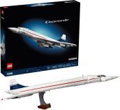 LEGO - Icons Concorde Model Plane Building Set 10318 - Large Front