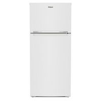 Whirlpool - 16.3 Cu. Ft. Top-Freezer Refrigerator with Flexi-Slide Bin - White - Large Front