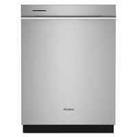 Whirlpool - Top Control Built-In Stainless Steel Tub Dishwasher with 41 dBa - Stainless Steel - Large Front