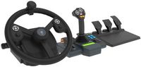 Hori - Farming Control System and Wheel for PC (Windows 11/10) - Black - Large Front