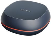 SanDisk - 8TB  Desk Drive  USB Type-C Desktop External SSD - Black - Large Front