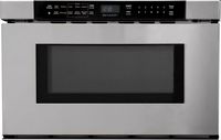 Sharp - 24-inch Built-In Microwave Drawer Oven - Stainless Steel - Large Front