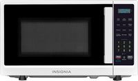 Insignia™ - .7 Cu. Ft. Compact Microwave - White - Large Front