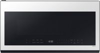 Samsung - Bespoke 2.1 Cu. Ft. Over-the-Range Microwave with Sensor Cooking and Wi-Fi Connectivity... - Large Front