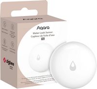 T1 Water Leak Sensor- Requires Aqara Hub, Supports Apple HomeKit, Alexa, Google, SmartThings - White - Large Front