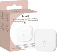 T1 Temperature and Humidity Sensor- Requires Aqara Hub, Supports Apple HomeKit, Alexa, Google, Sm... - Large Front