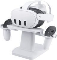 Insignia™ - Display and Storage Stand - Works with Meta Quest 2/3/3S - White - Large Front