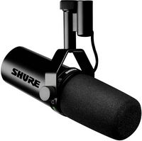 Shure - SM7dB Wired Cardioid Dynamic Microphone with Built-in Preamp - Large Front