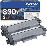 Brother - TN830XL 2-Pack High-Yield Toner Cartridges - Black - Large Front