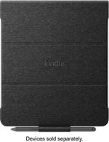 Amazon - Kindle Scribe Fabric Folio Cover with Magnetic Attach (for Kindle Scribe) - Black - Large Front